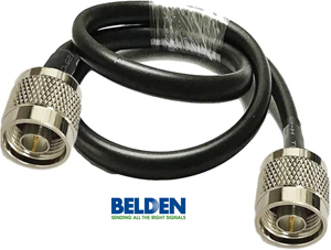 Cable Coaxial Belden 7808(lmr240)+amphenol N Macho/macho1 Mt