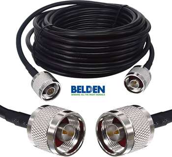 Cable Coaxial Belden 7808(lmr240)+amphenol N Macho/macho1 Mt