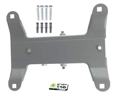 Base Soporte Pared Rotación 43mm Para Antena Tsb