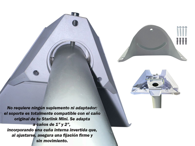 Soporte Antena Tv / Starlink Tsb-recto De Alta Señal