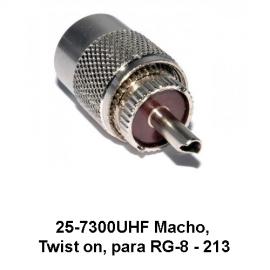 UHF Macho, Twist on, para RG-8 - 213