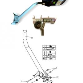 Brazo Mastil Articulado P/alumbrado Led Luminarias Exterior