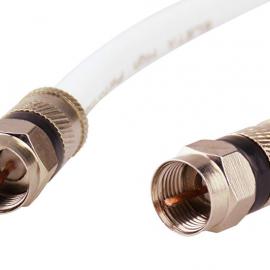 Cable Coaxil Armado C/ Conec.compresión X 10 Mtrs. Tv-tda-hv