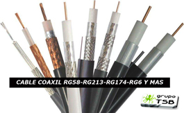 Cable coaxil RG174f Baja Perdida 50 ohms 
