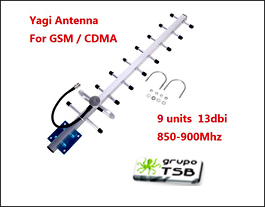 Antena Yagi Gsm Exterior 13 Dbi. 854 ~ 900 Mhz +/- 