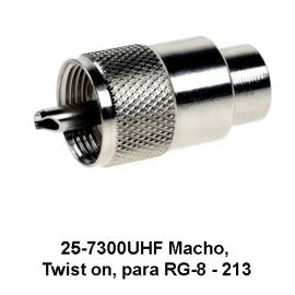 UHF Macho, Twist on, para RG-8 - 213